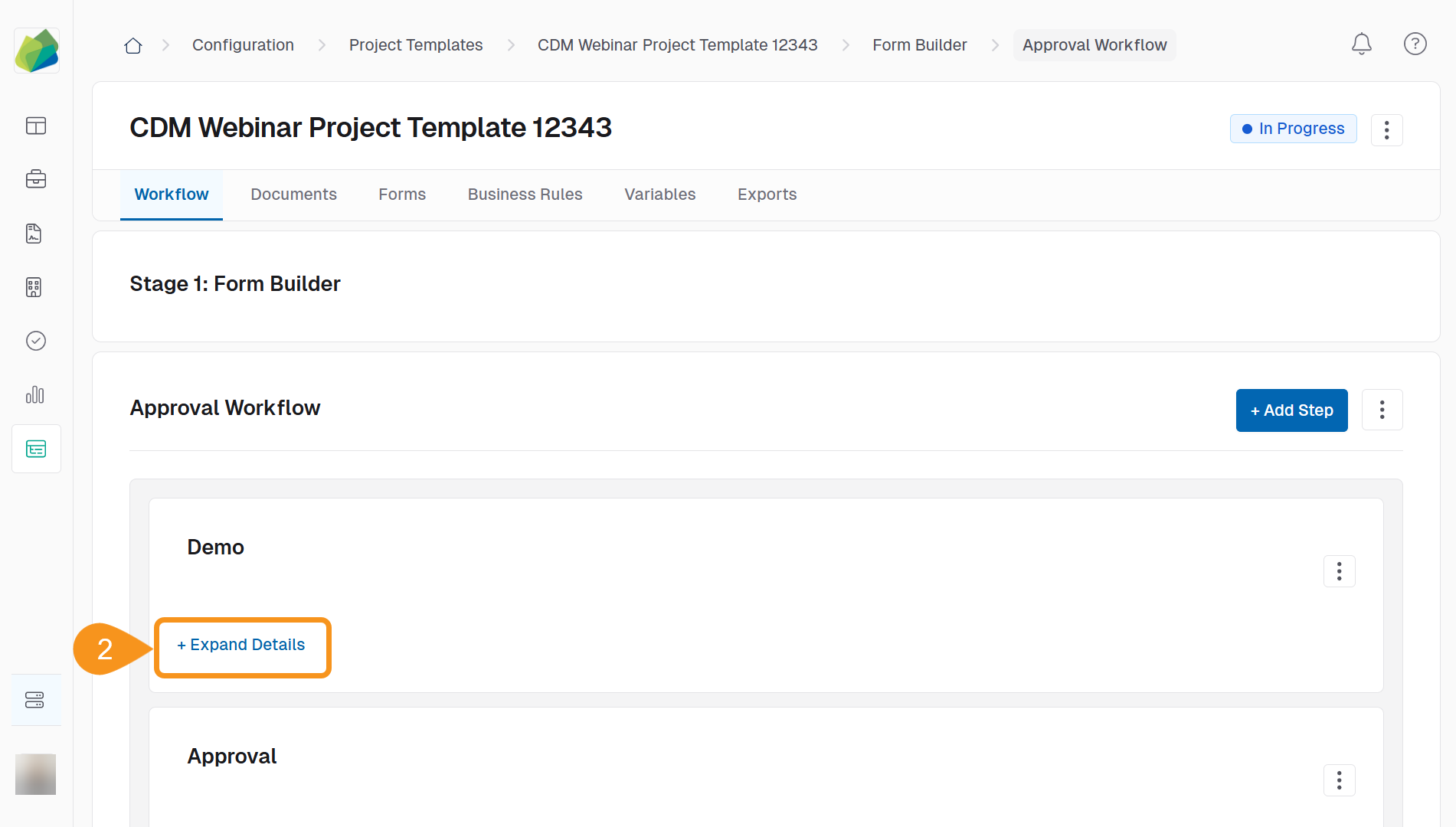 View Approval Step Details 1